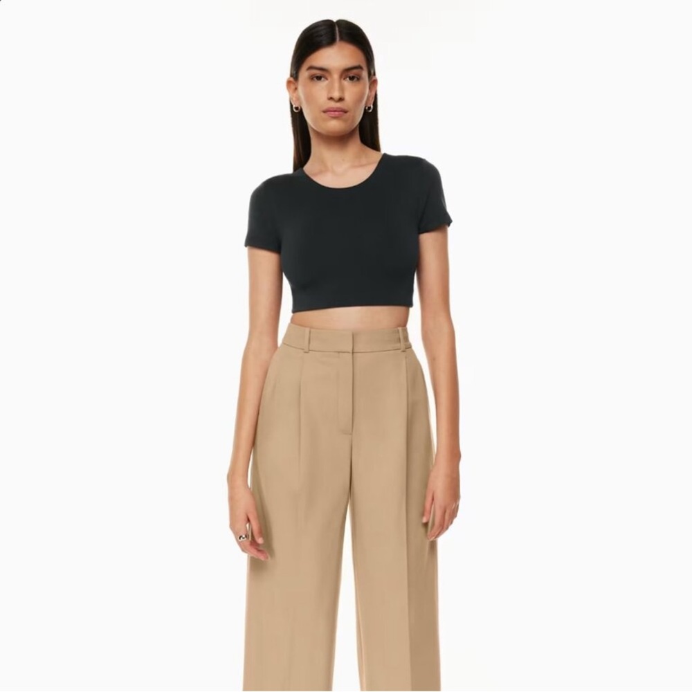 Aritzia tan beige dress pants. High waisted. 00 but fit more like a size 0
